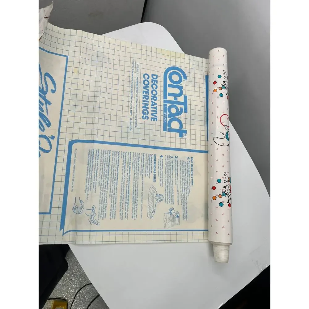 Vintage 90's Disney Mickey Mouse Shelf Liner Contact Paper 269